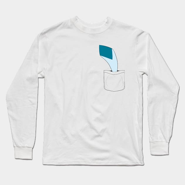 Ice fox tail (pocket) Long Sleeve T-Shirt by Suika-X